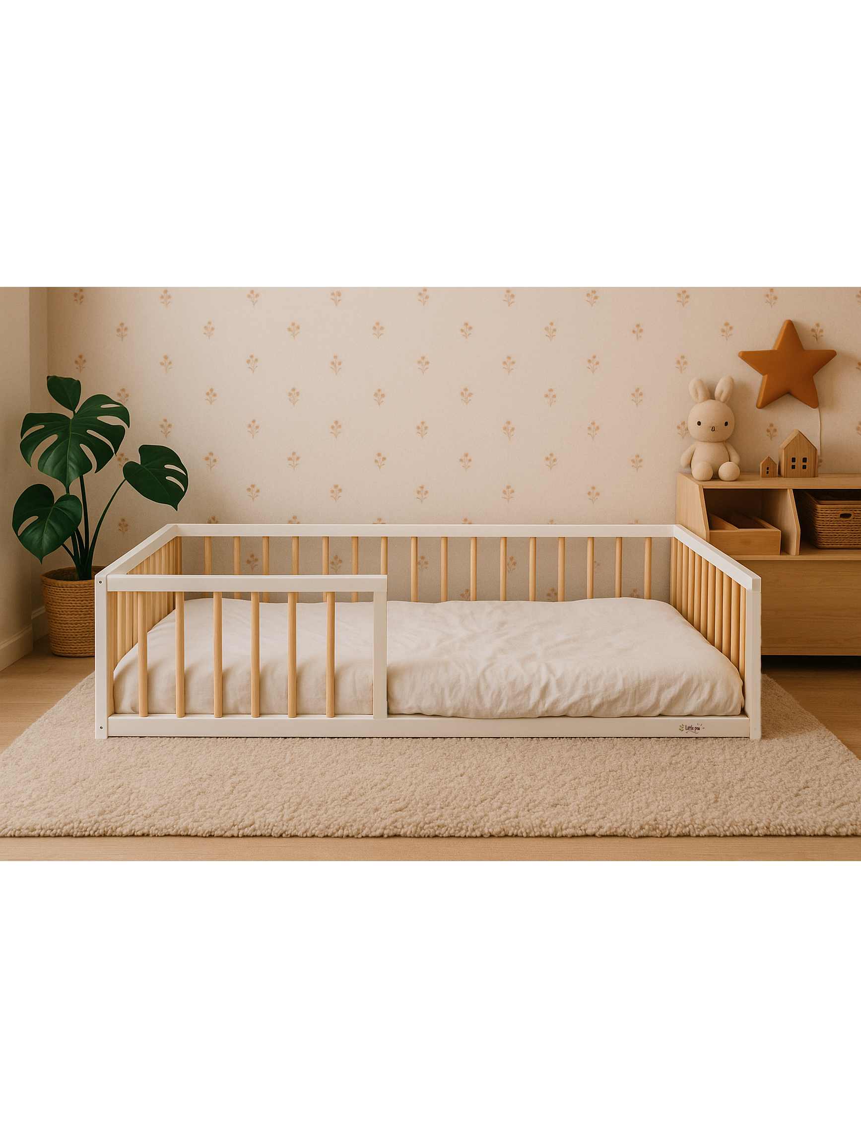 White Montessori bed 2