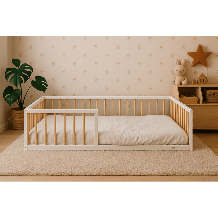 Cama Montessori branca 2