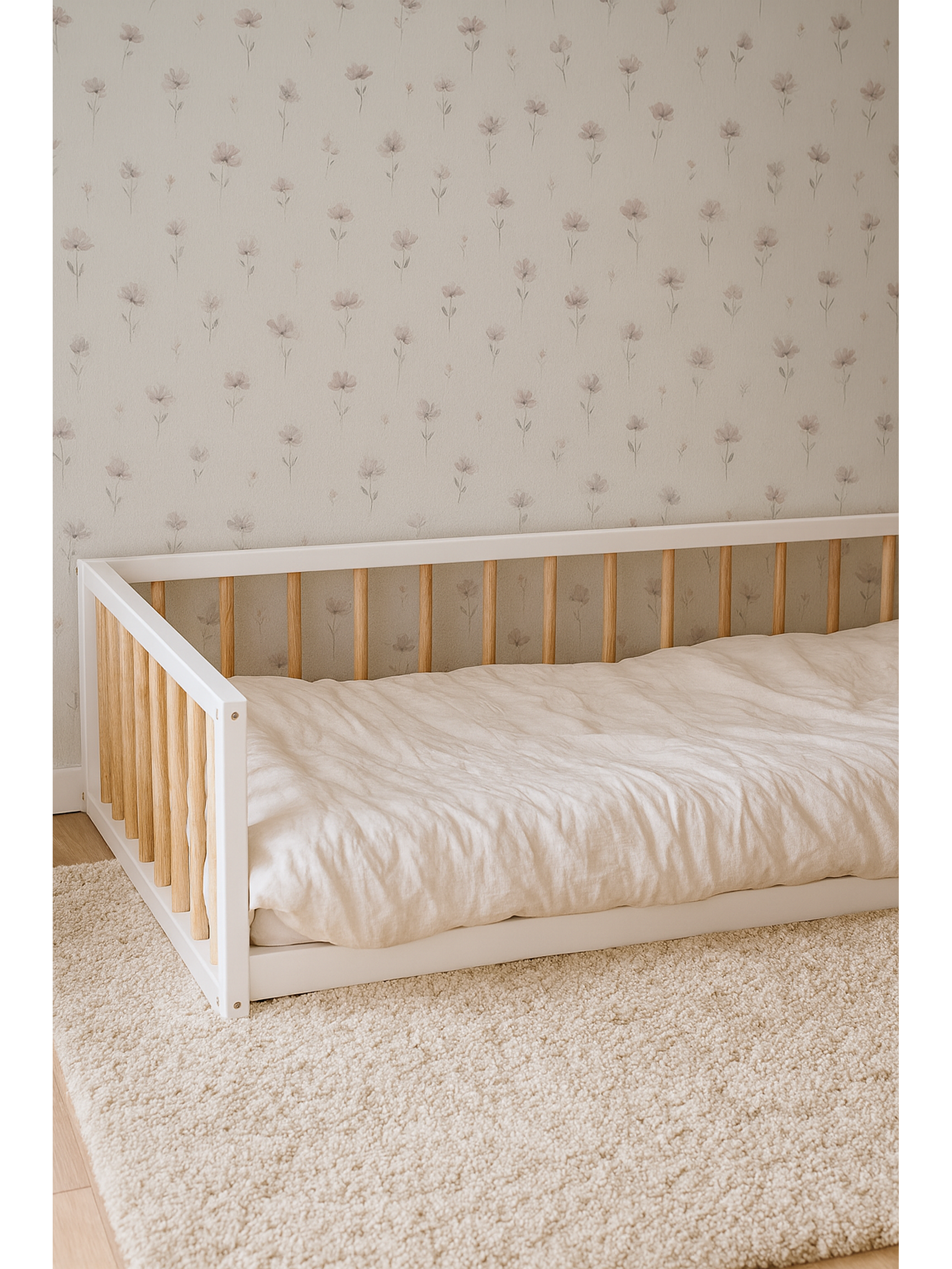 White Montessori bed 1