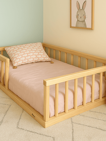 Cama Montessori paus retangulares