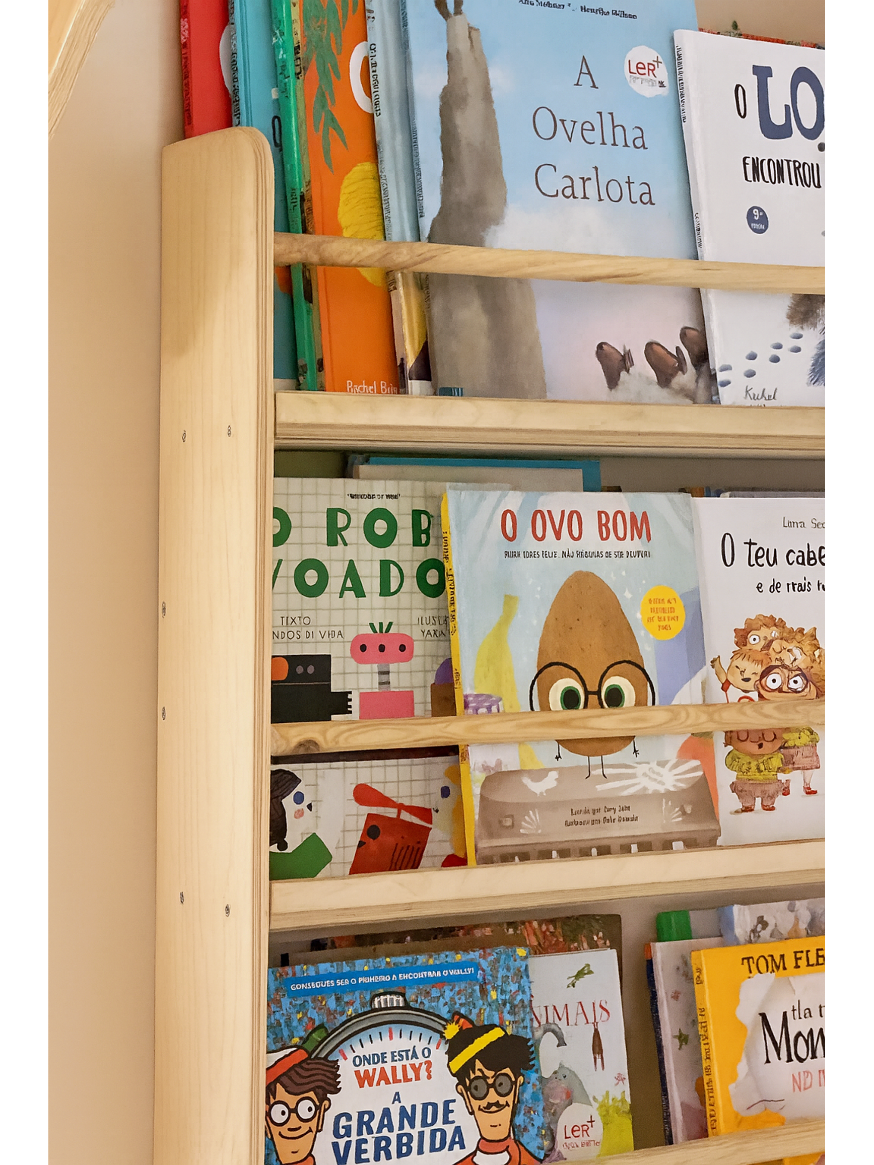 Large wall-mounted bookshelf 2