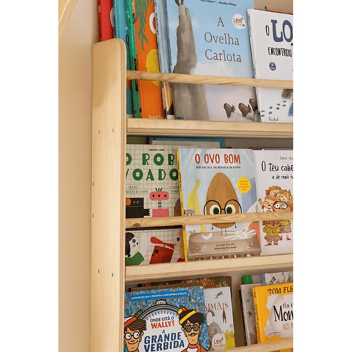 Estante de livros de parede grande 2