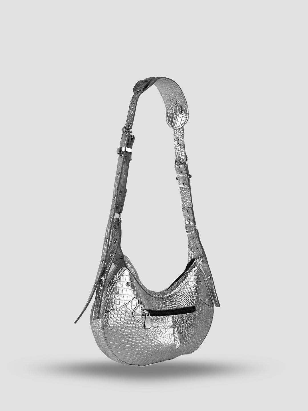 Cappu Silver Croco 2