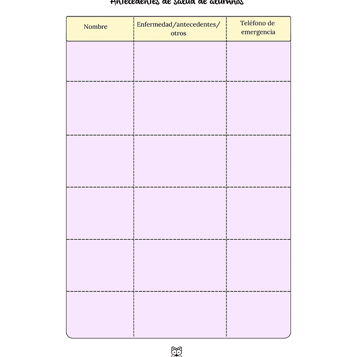 Agenda Docente Rosa 8