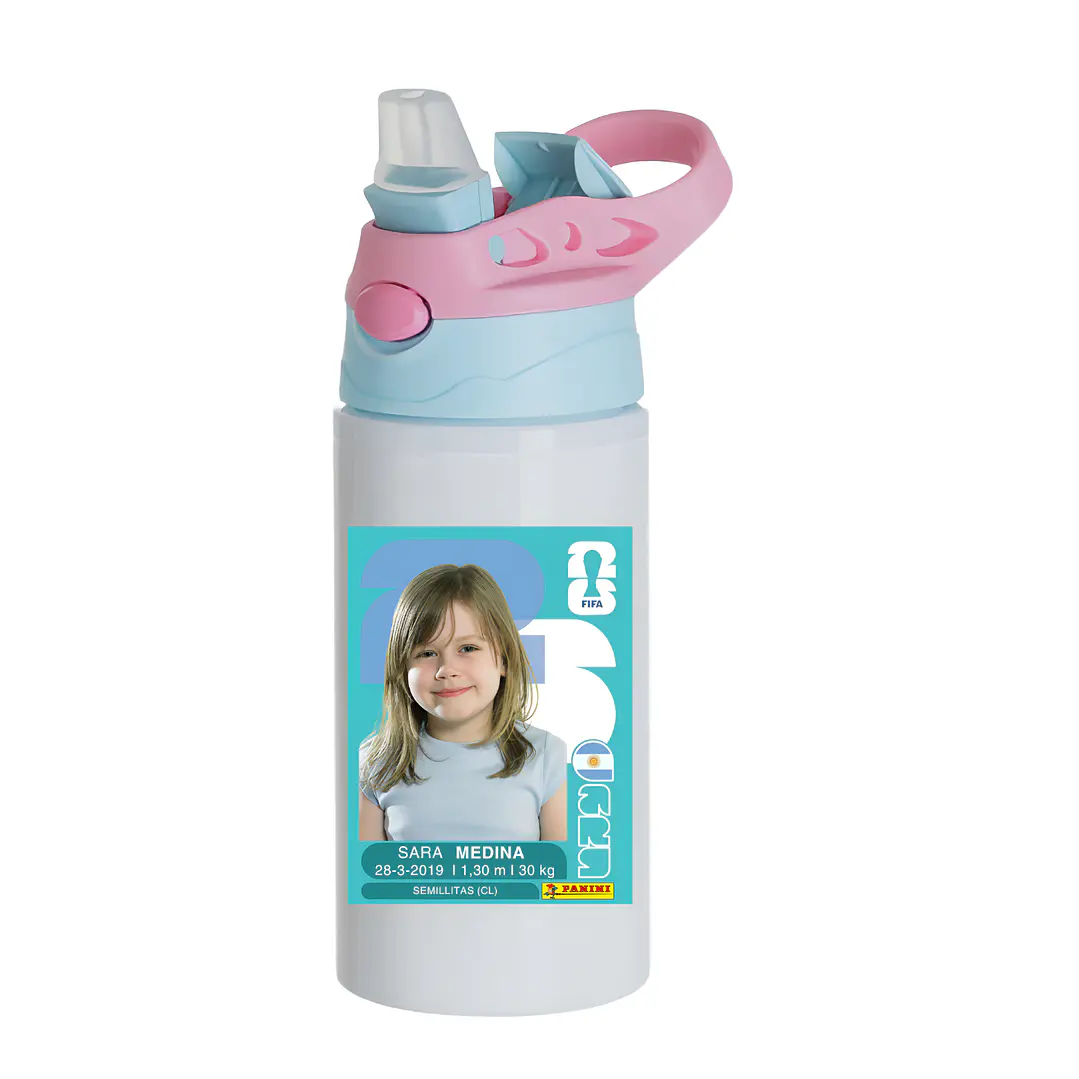 Botella Mundial con Bombilla niña 1
