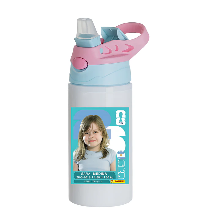 Botella Mundial con Bombilla niña 1