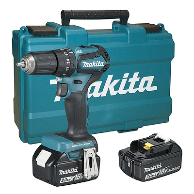 Taladro percutor inalámbrico 18V Makita DHP483RFE