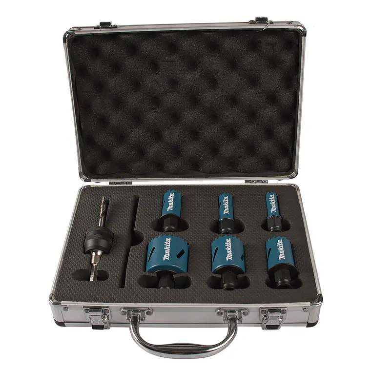 Set Sierra Copa Easy Change BiM 19,22,29,38,44,57 mm C/Adaptador plomer 1