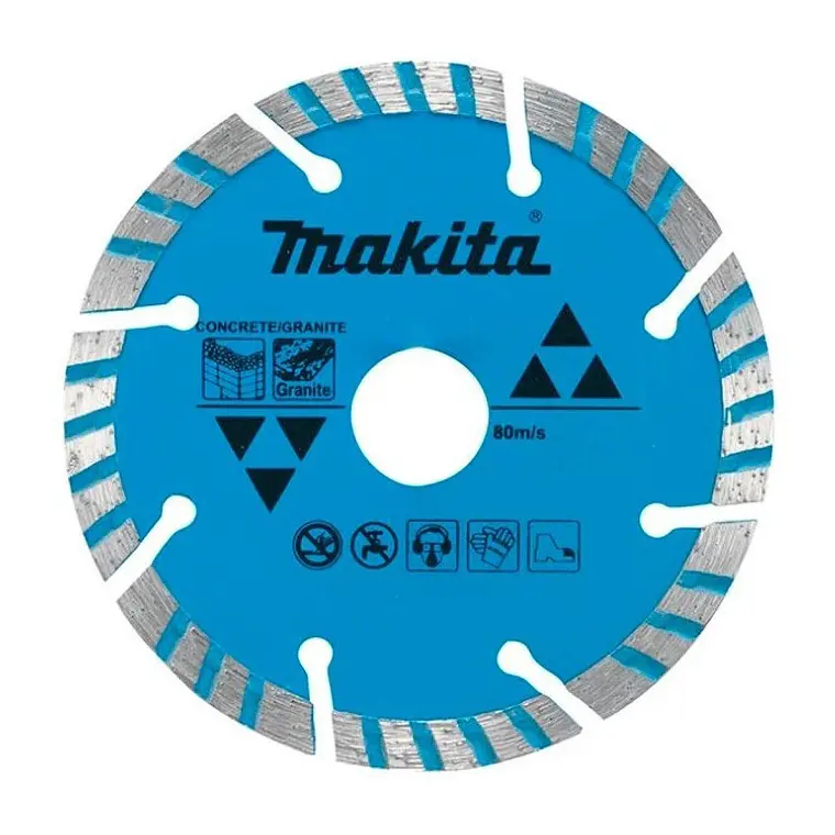 Disco Diamantado 115mmx22.23mm Turb./Seg Concreto Y Granito Makita 1