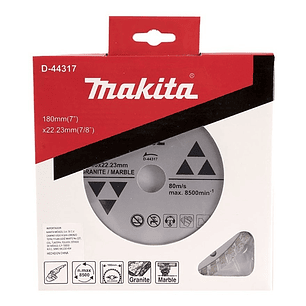 Disco Diamantado P/Granito /Marmol Ondulado 180x22.23mm Makita