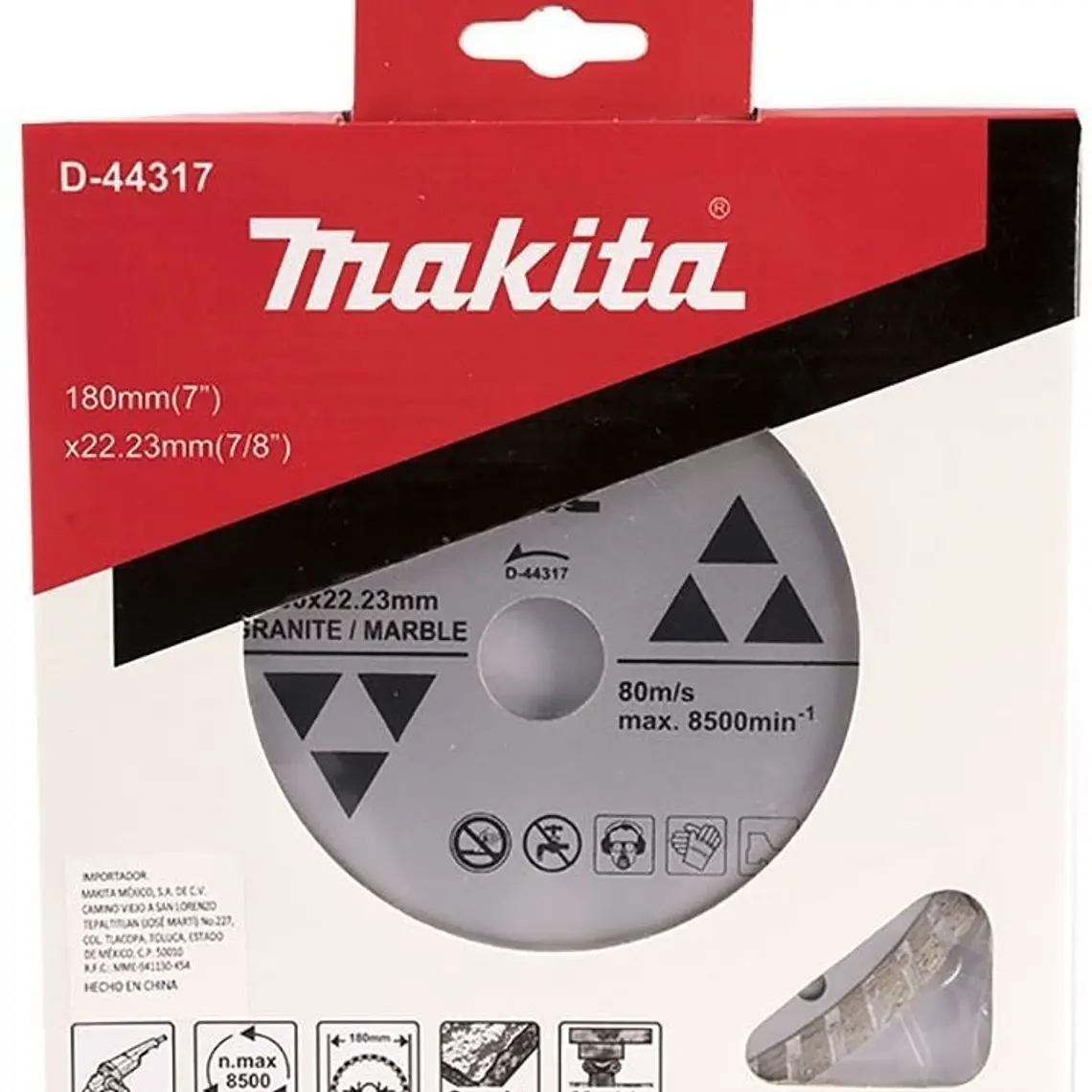 Disco Diamantado P/Granito /Marmol Ondulado 180x22.23mm Makita 2