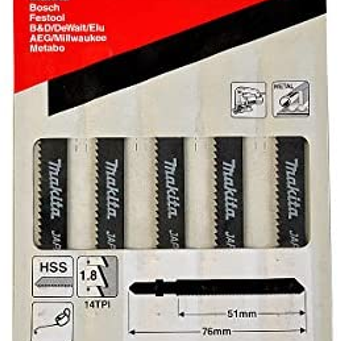 Hoja De Calar B-23 (14t x 50mm) Makita A-85743 2