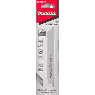 Hoja Sierra Sable P/Madera- Metal 152 mm 10tpi/Bim. 5pcs/S922hf Makita