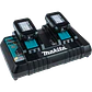 Cargador Doble 18v Dc18rd Makita - Miniatura 2