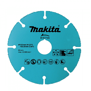 Disco De Sierra Grano Carburo 115mm x 1.0mm x 22.23mm - Hm Makita