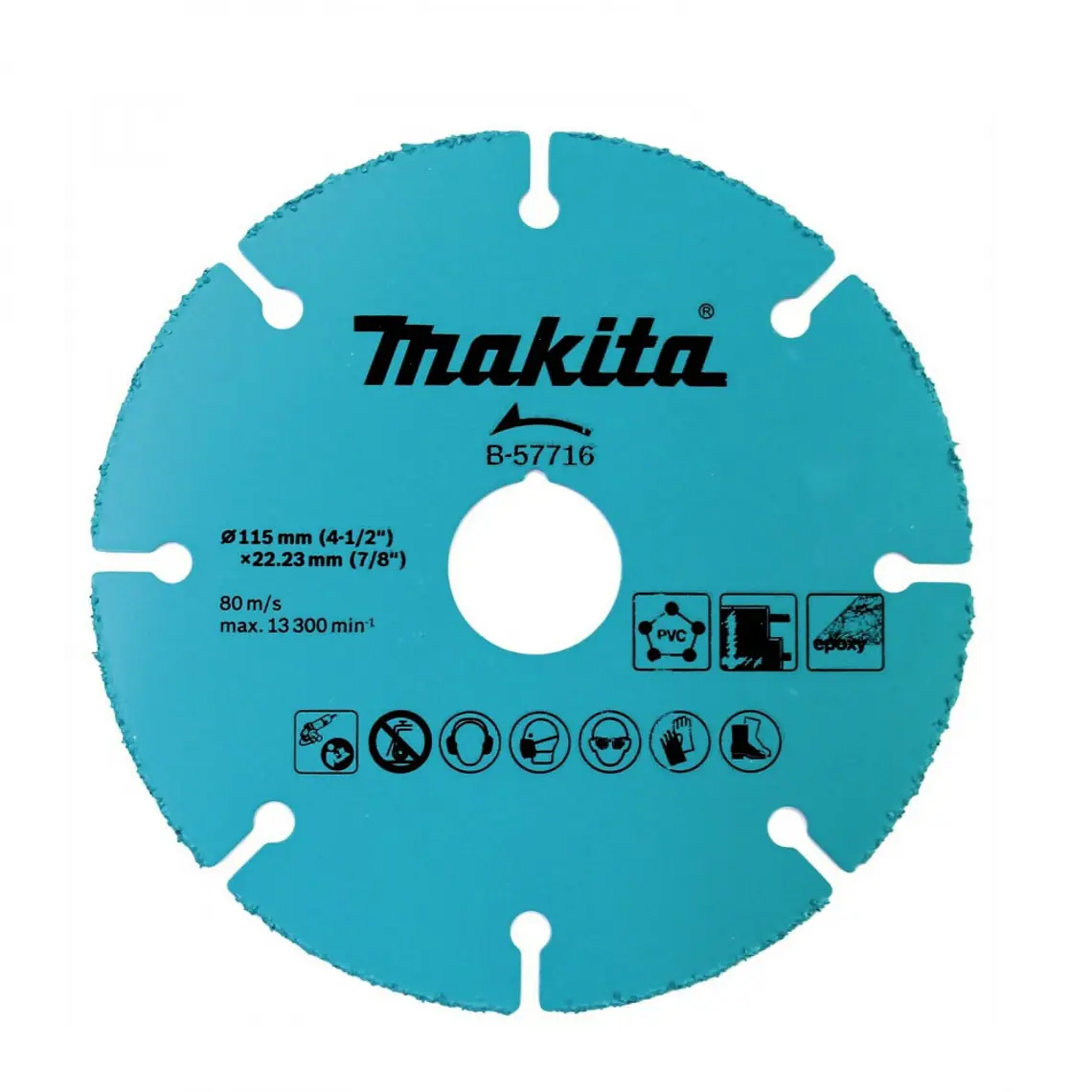 Disco De Sierra Grano Carburo 115mm x 1.0mm x 22.23mm - Hm Makita 1
