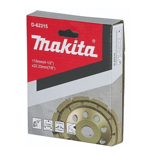 Copa Diamantada 115 x 22.23MM para Concreto Makita 