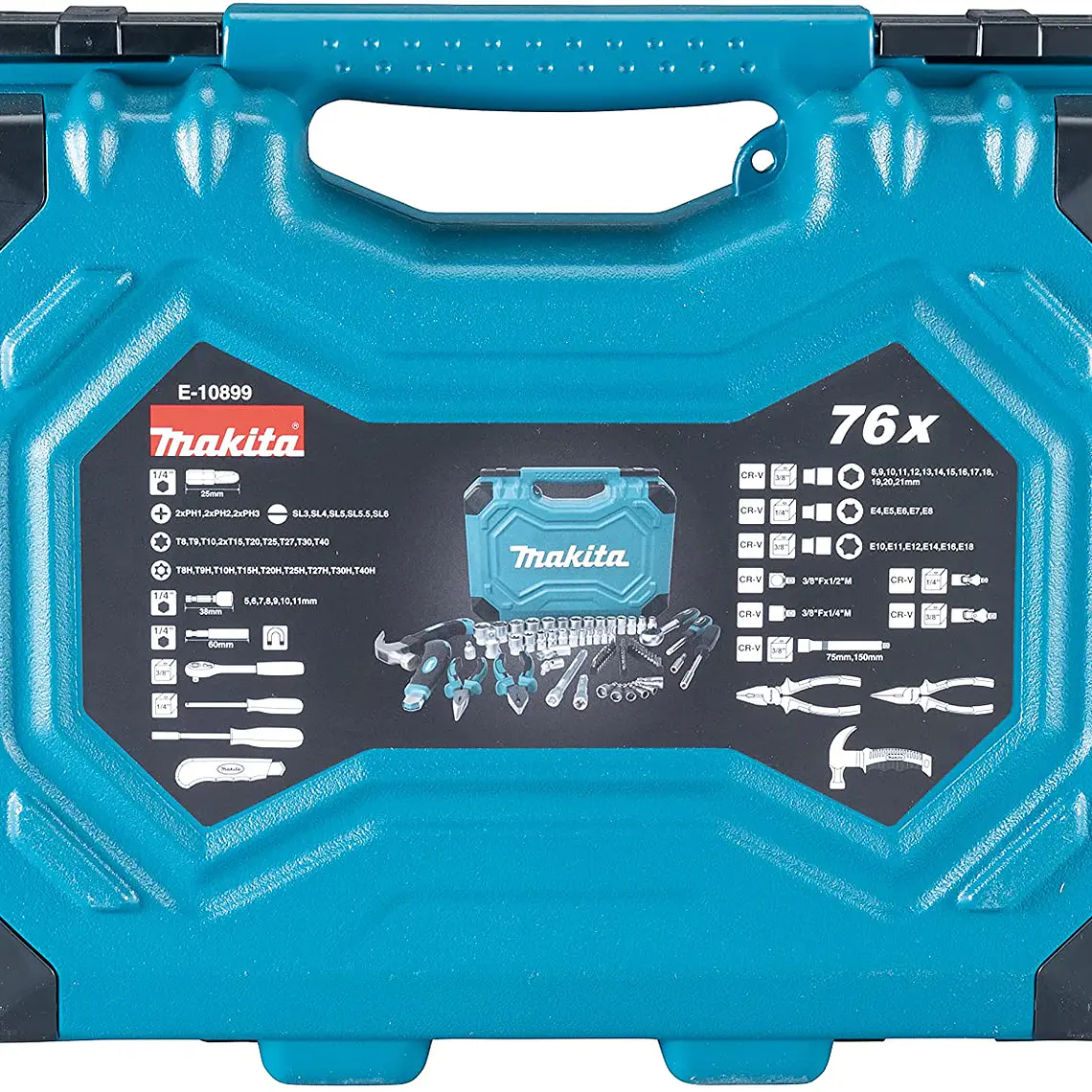 Set Accesorios en Maleta 76 pcs Makita E-10899 2