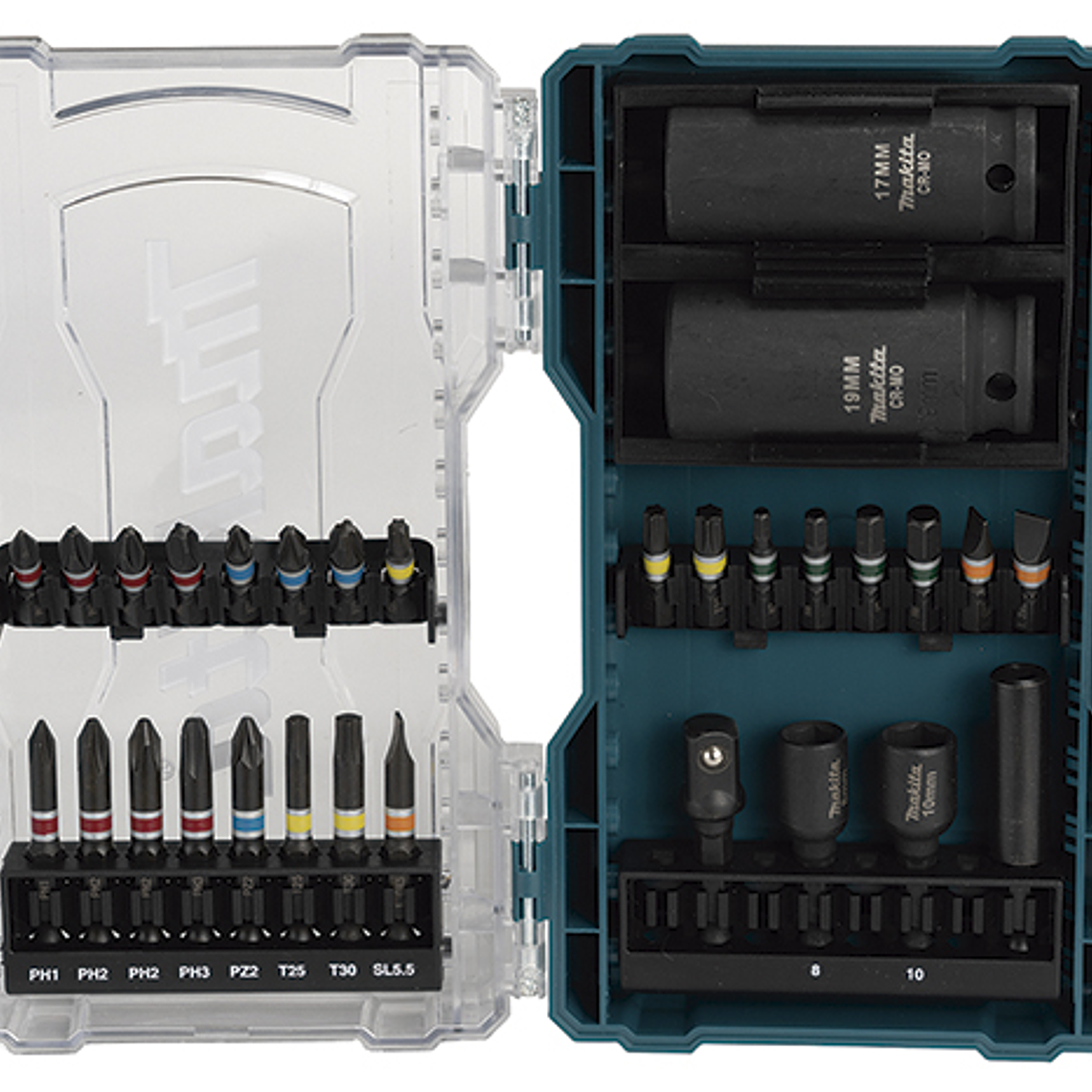 Set Puntas Adaptadores y Dados 30 Pcs  Makita E-07060 1