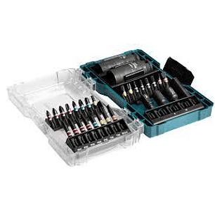 Set Puntas Adaptadores y Dados 30 Pcs  Makita E-07060