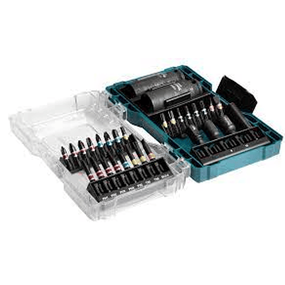 Set Puntas Adaptadores y Dados 30 Pcs  Makita E-07060- Image 2