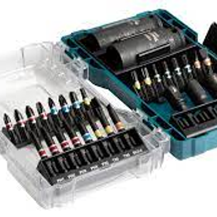 Set Puntas Adaptadores y Dados 30 Pcs  Makita E-07060 2