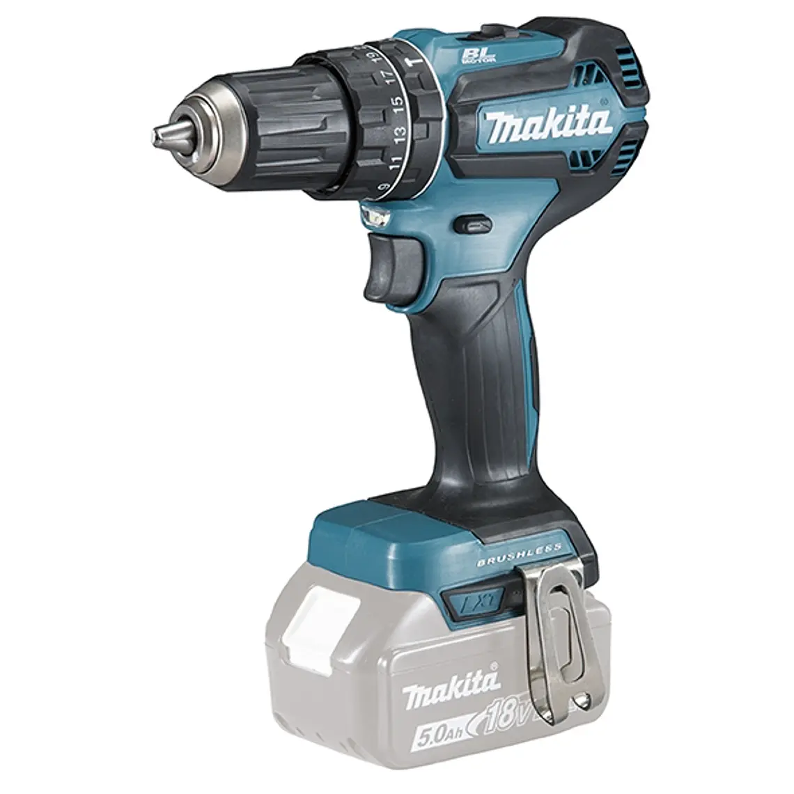 Taladro percutor inalámbrico Makita DHP485Z (s/cargador ni Batería) 1