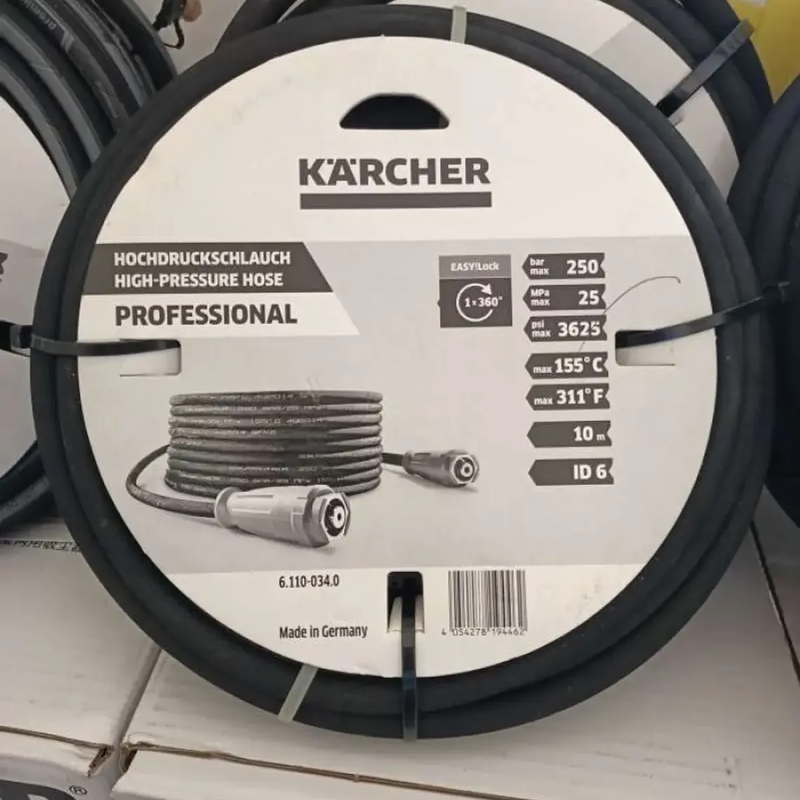 Manguera de Recambio 10 M-250 bar DN6 TR easyforce 2