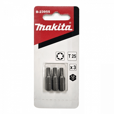 Set Puntas Torx en Blister  - Makita T25 x 25 mm