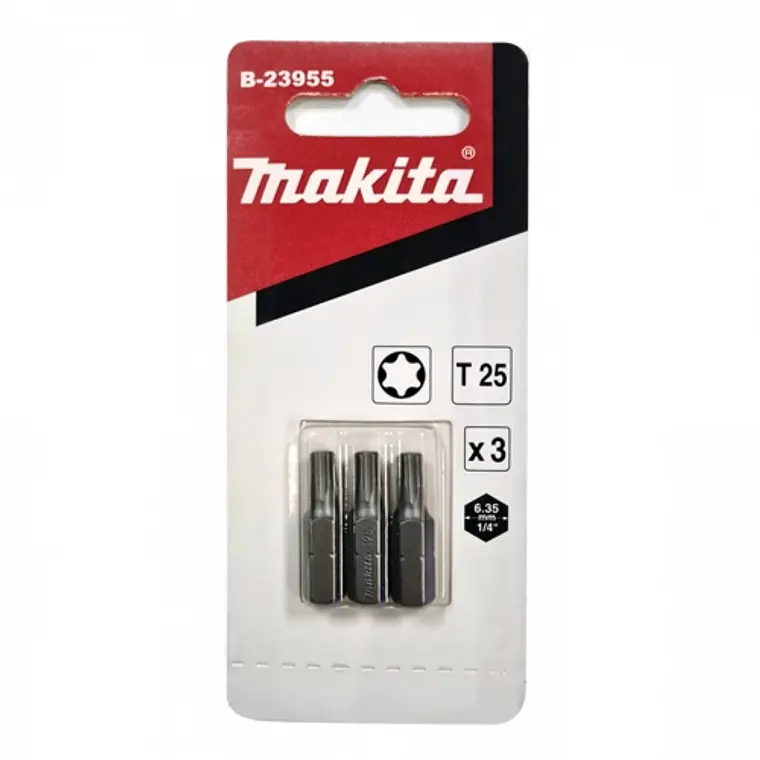 Set Puntas Torx en Blister  - Makita T25 x 25 mm 1