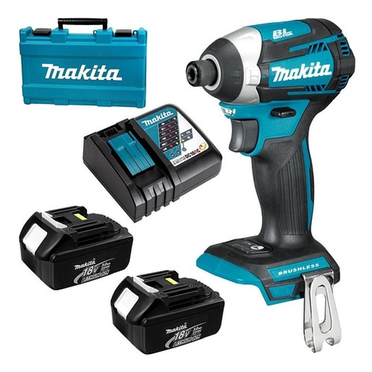 Atornillador de Impacto inalámbrico 18V Makita DTD154RFE 2