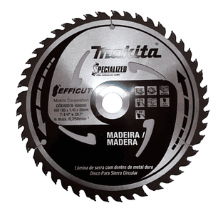 Disco Sierra Efficut Madera 185mm x 20mm x 45t Makita