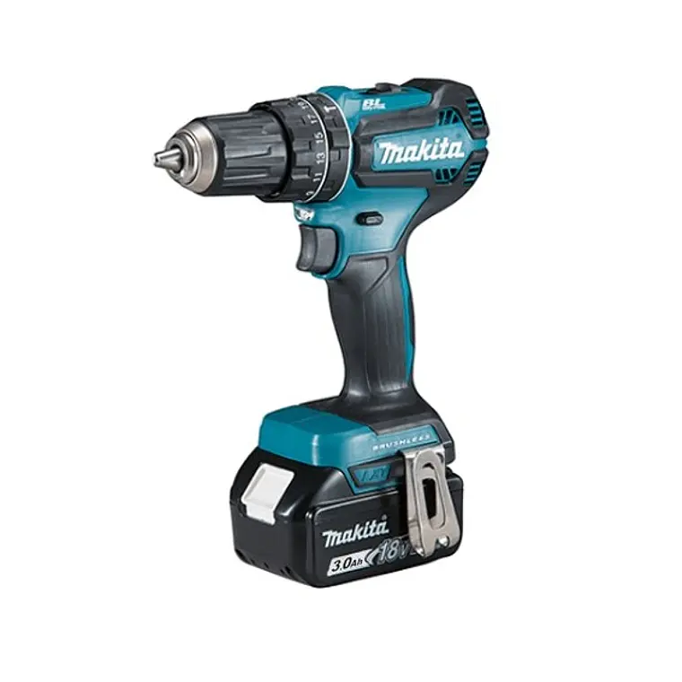 Taladro percutor inalámbrico 18V Makita DHP485RFE 1