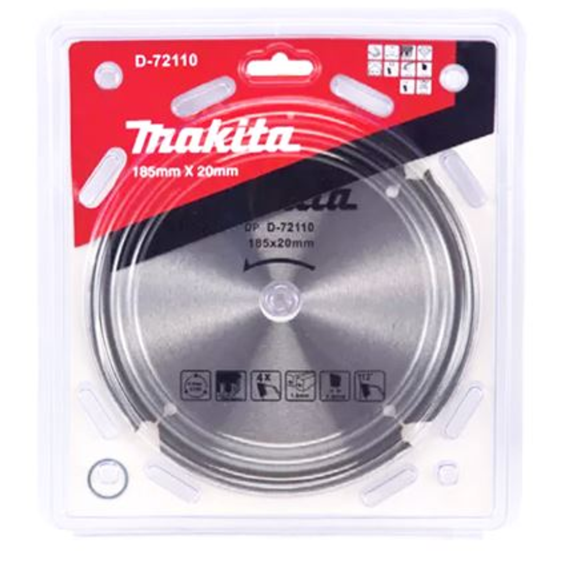 Disco Sierra Fibro Cemento 7-14 185X D-72110 2