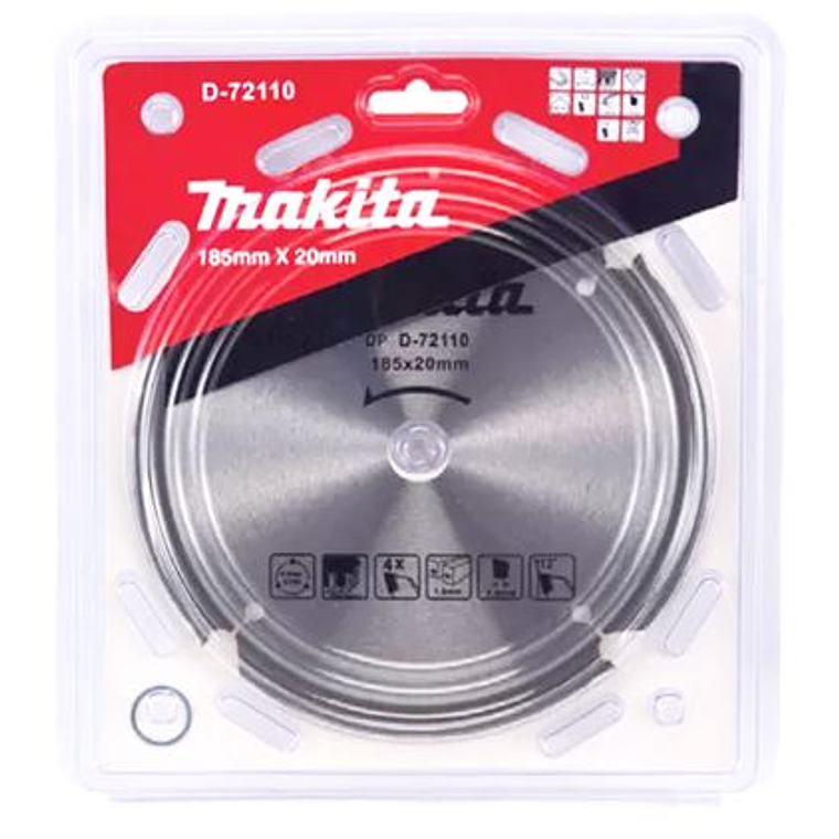 Disco Sierra Fibro Cemento 7-14 185X D-72110 2