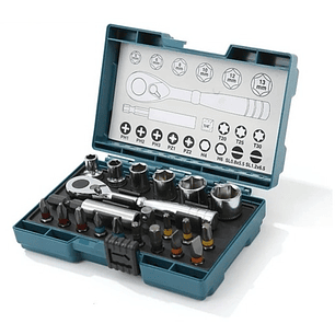 Set de 21 pza puntas y llaves Makita B-54081