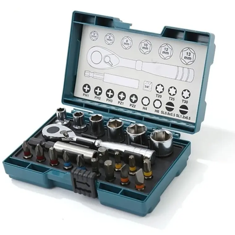 Set de 21 pza puntas y llaves Makita B-54081 1