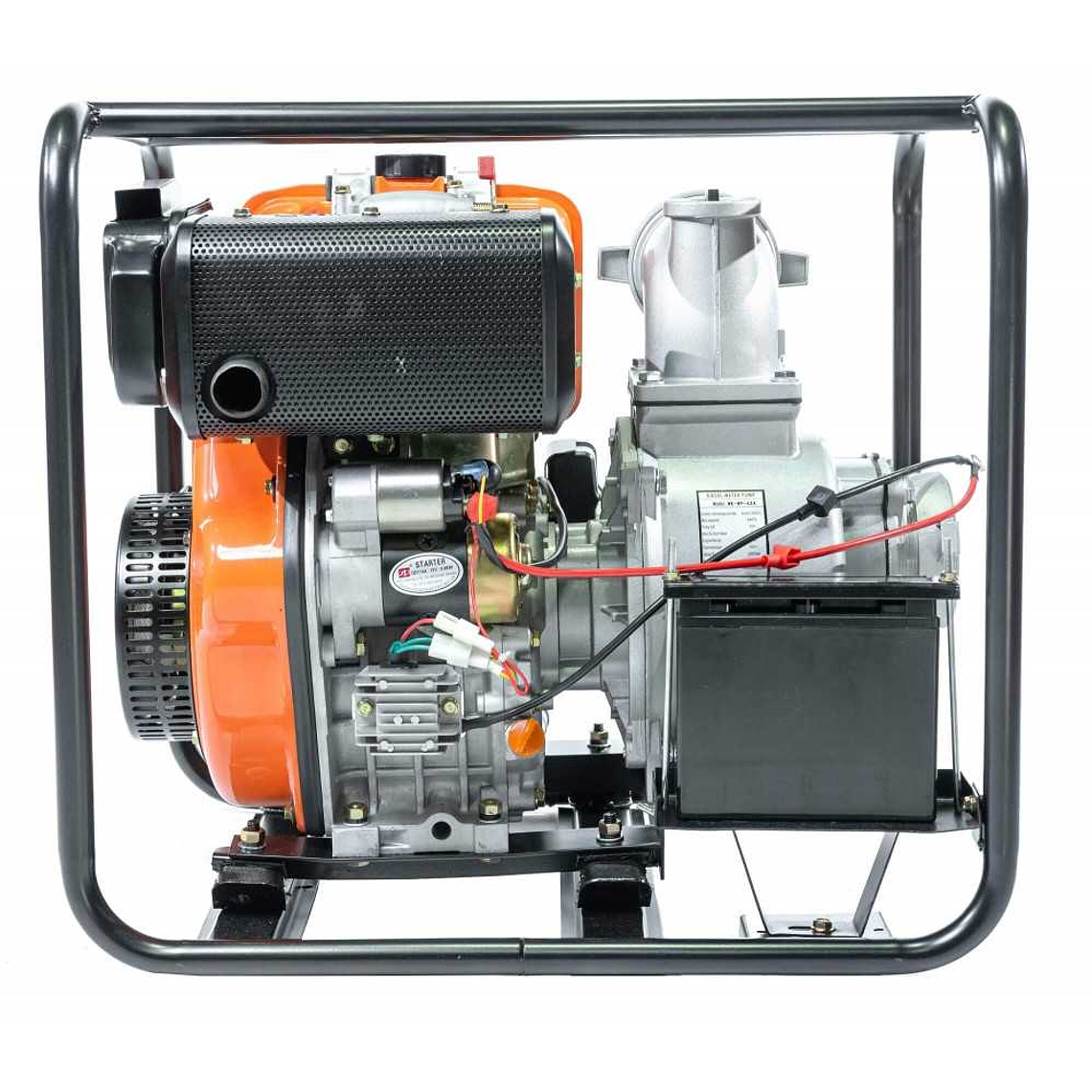 Motobomba Diesel caudal 4×4 10HP P/eléctrica Wulkan Strong WK-WP-4X4 3