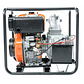 Motobomba Diesel caudal 4×4 10HP P/eléctrica Wulkan Strong WK-WP-4X4 - Miniatura 3