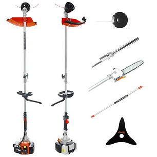 Desmalezadora multifuncional 5 en 1 Wulkan 52CC WK-MF-51