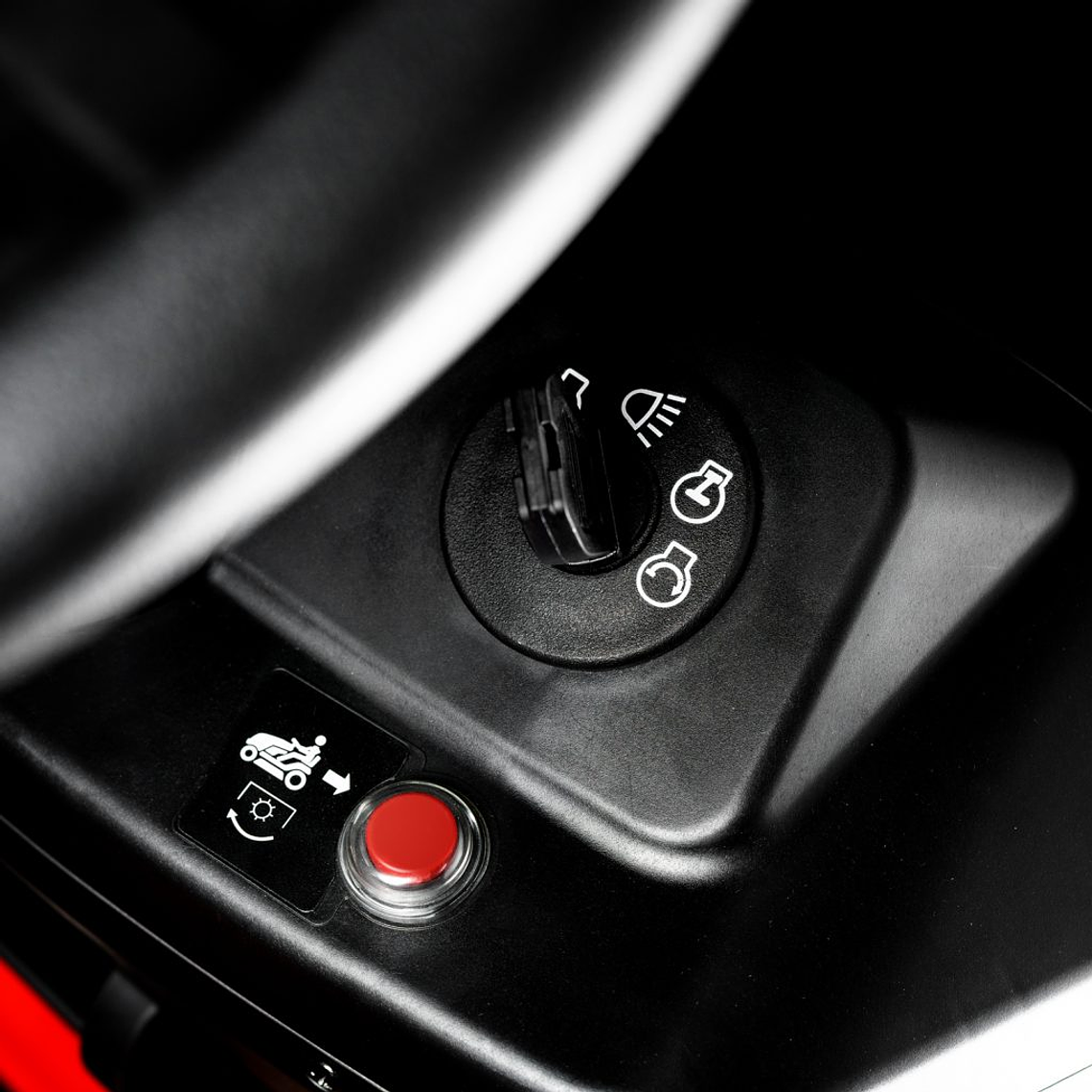 Tractor cortacesped Wulkan 19HP con recolector 230 lts WT-200 5