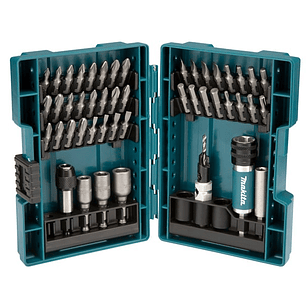 Set de puntas vasos y mandril Makita D-73461 47Pcs