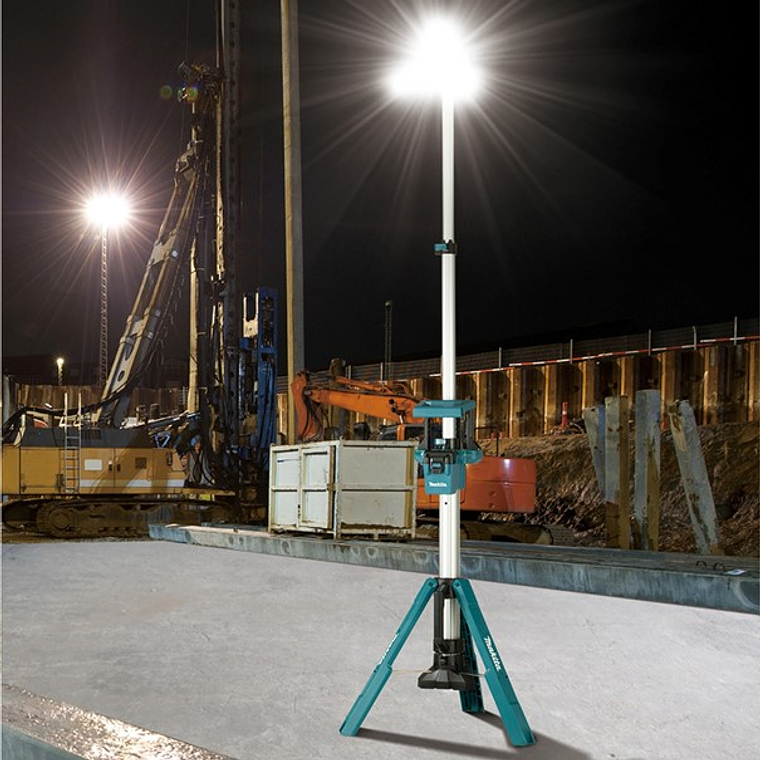 Lámpara torre iluminación inal. 18V Makita 9