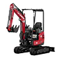 Miniexcavadora Yanmar Vio 17 Canopy - Miniatura 1