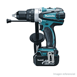 Taladro percutor inalámbrico 18V Makita DHP458RFE