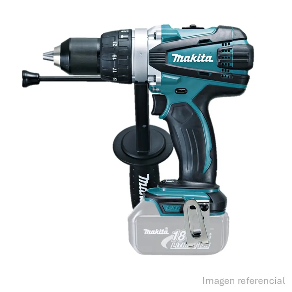 Taladro percutor inalámbrico Makita DHP458Z (s/cargador ni batería) 1