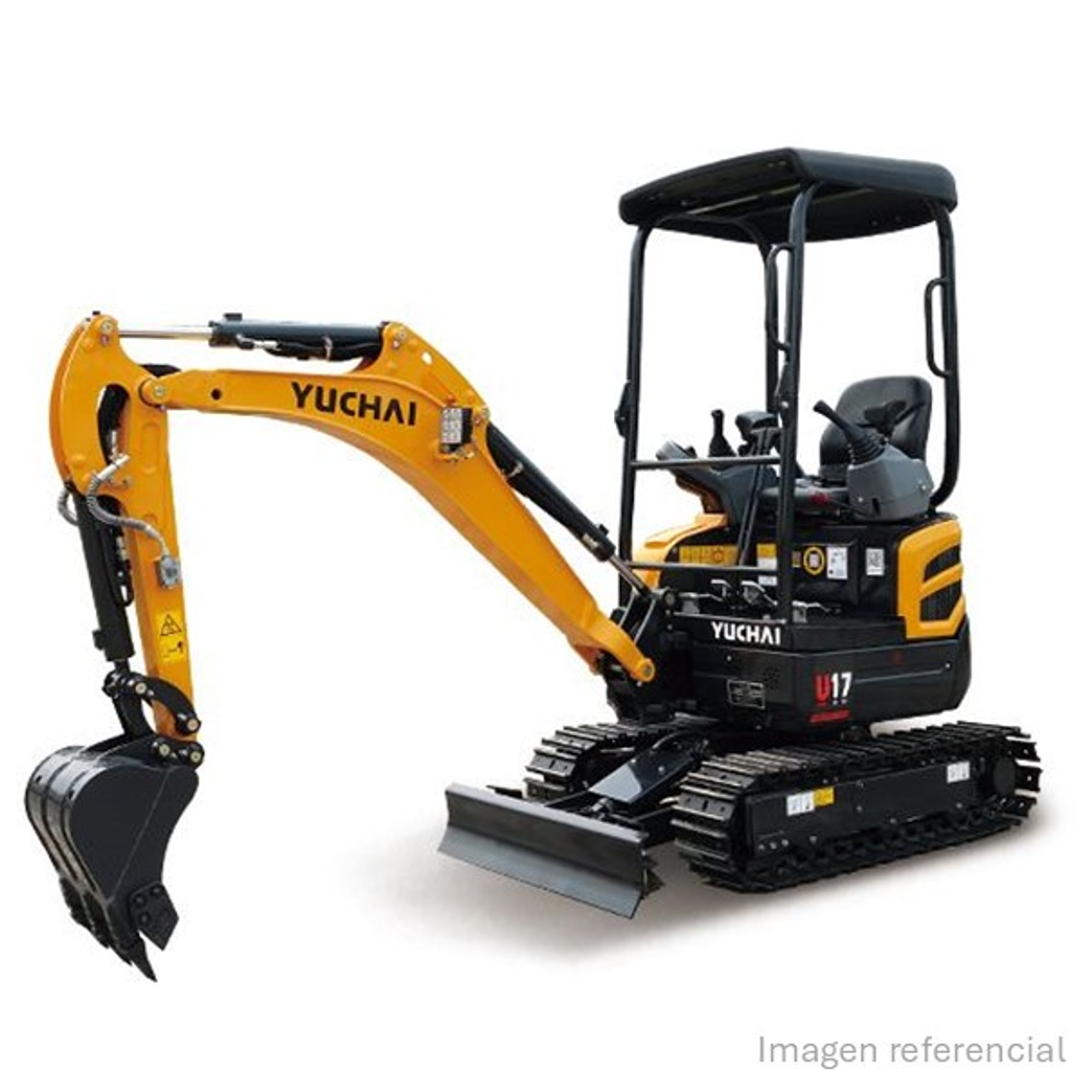 Miniexcavadora Yuchai U17 Canopy 1