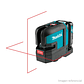 Nivel láser Makita 12V SK105DZ - Sin baterías ni cargador  - Miniatura 2