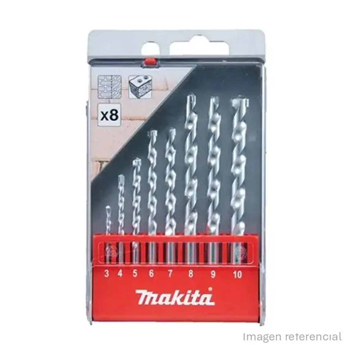Set Broca para ladrillo Makita 1