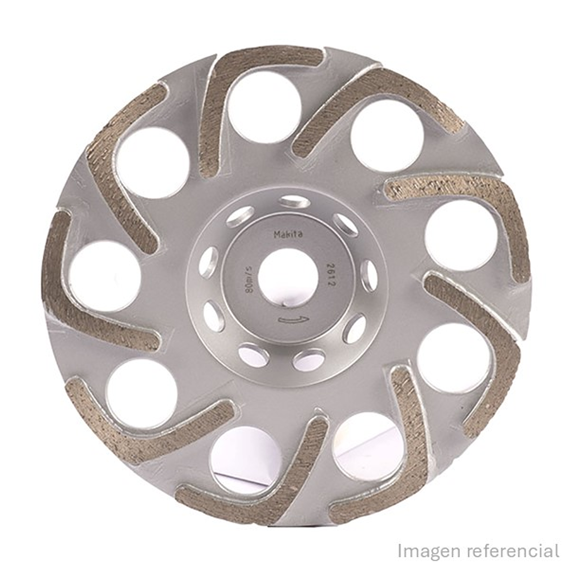 Copa Diamantada Para Concreto 125mm x 22.23mm Turbo Makita 1